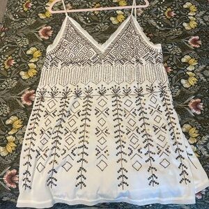 Free People Beaded Mini Dress